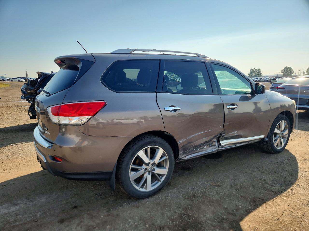 2013 Nissan Pathfinder S Gray vin: 5N1AR2MM9DC674716