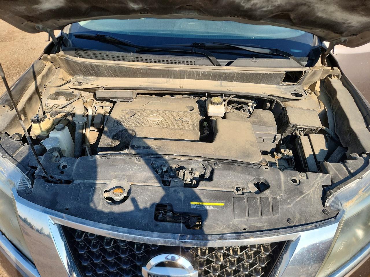 2013 Nissan Pathfinder S Gray vin: 5N1AR2MM9DC674716