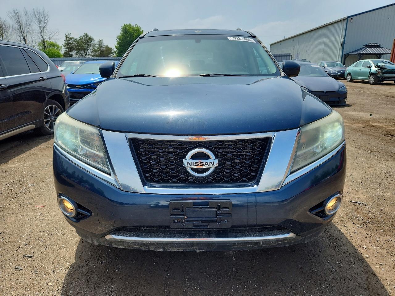 2013 Nissan Pathfinder S Blue vin: 5N1AR2MM9DC687546