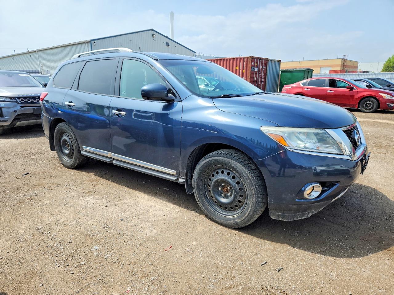 2013 Nissan Pathfinder S Blue vin: 5N1AR2MM9DC687546