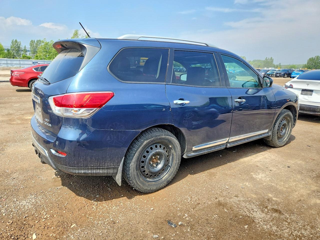 2013 Nissan Pathfinder S Blue vin: 5N1AR2MM9DC687546