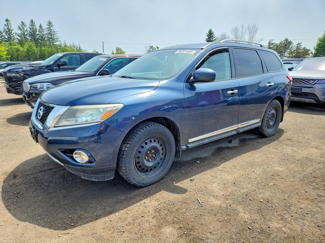 2013 Nissan Pathfinder S Blue vin: 5N1AR2MM9DC687546