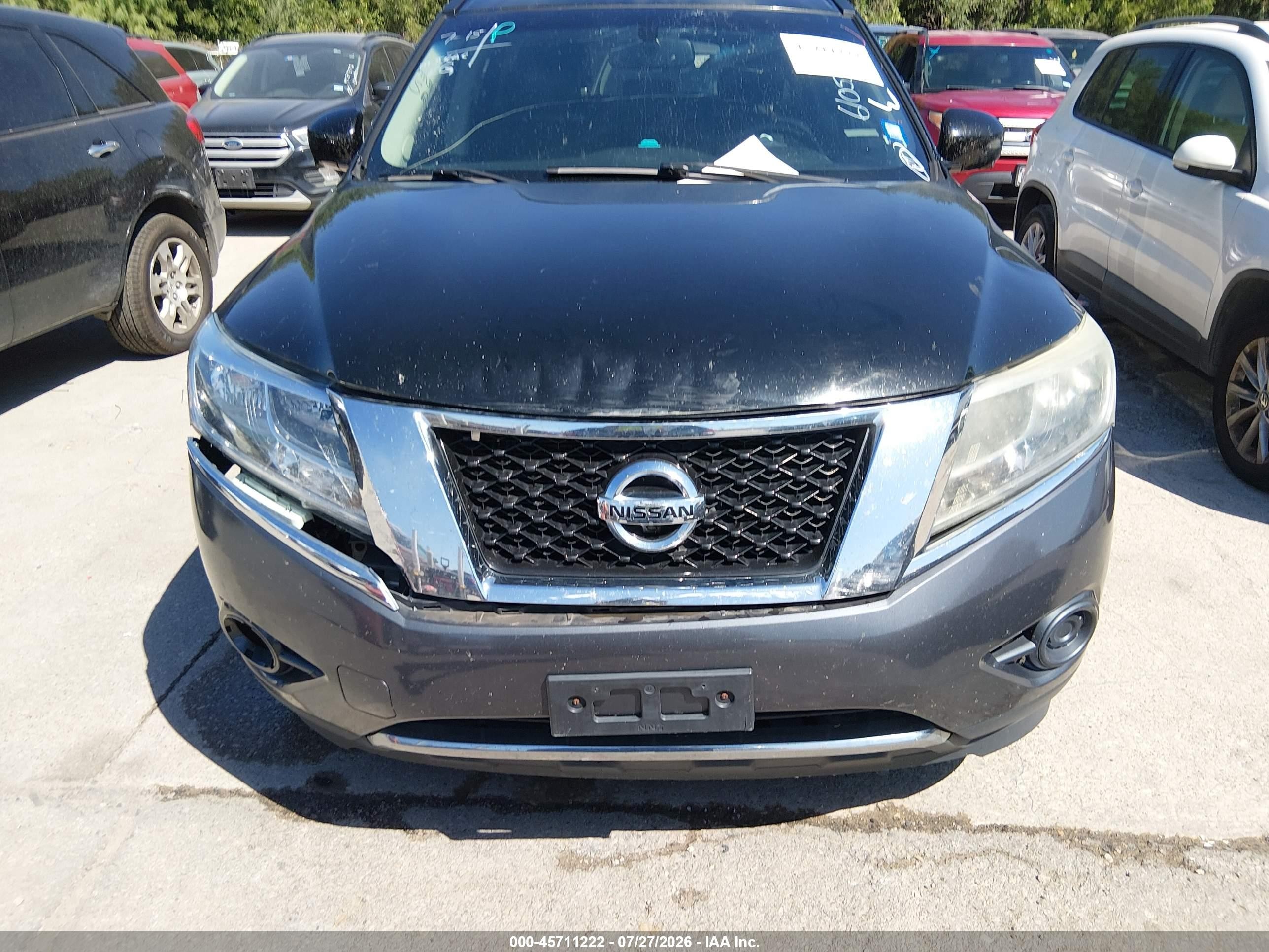 2014 Nissan Pathfinder Platinum Black vin: 5N1AR2MM9EC610550