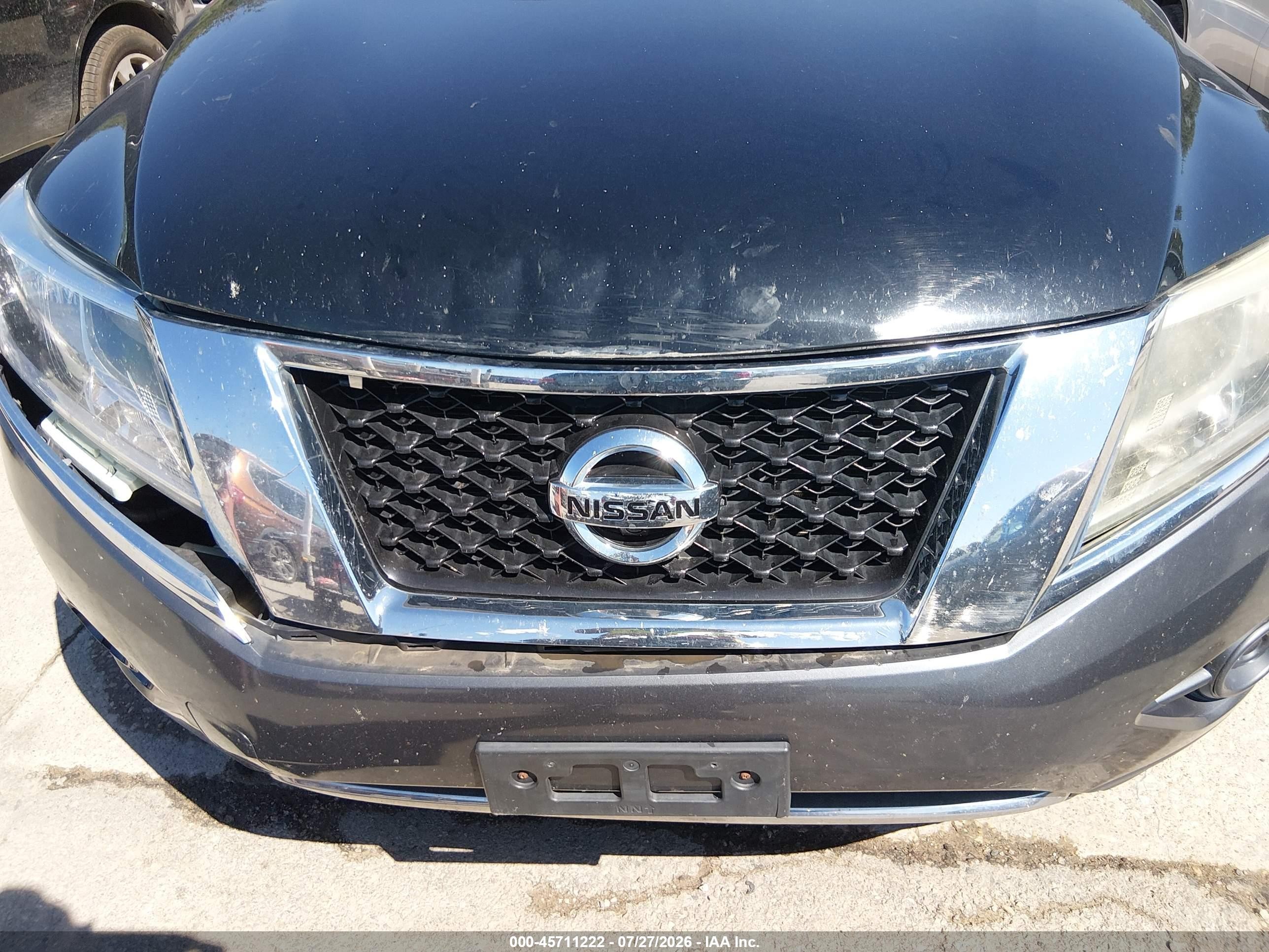 2014 Nissan Pathfinder Platinum Black vin: 5N1AR2MM9EC610550