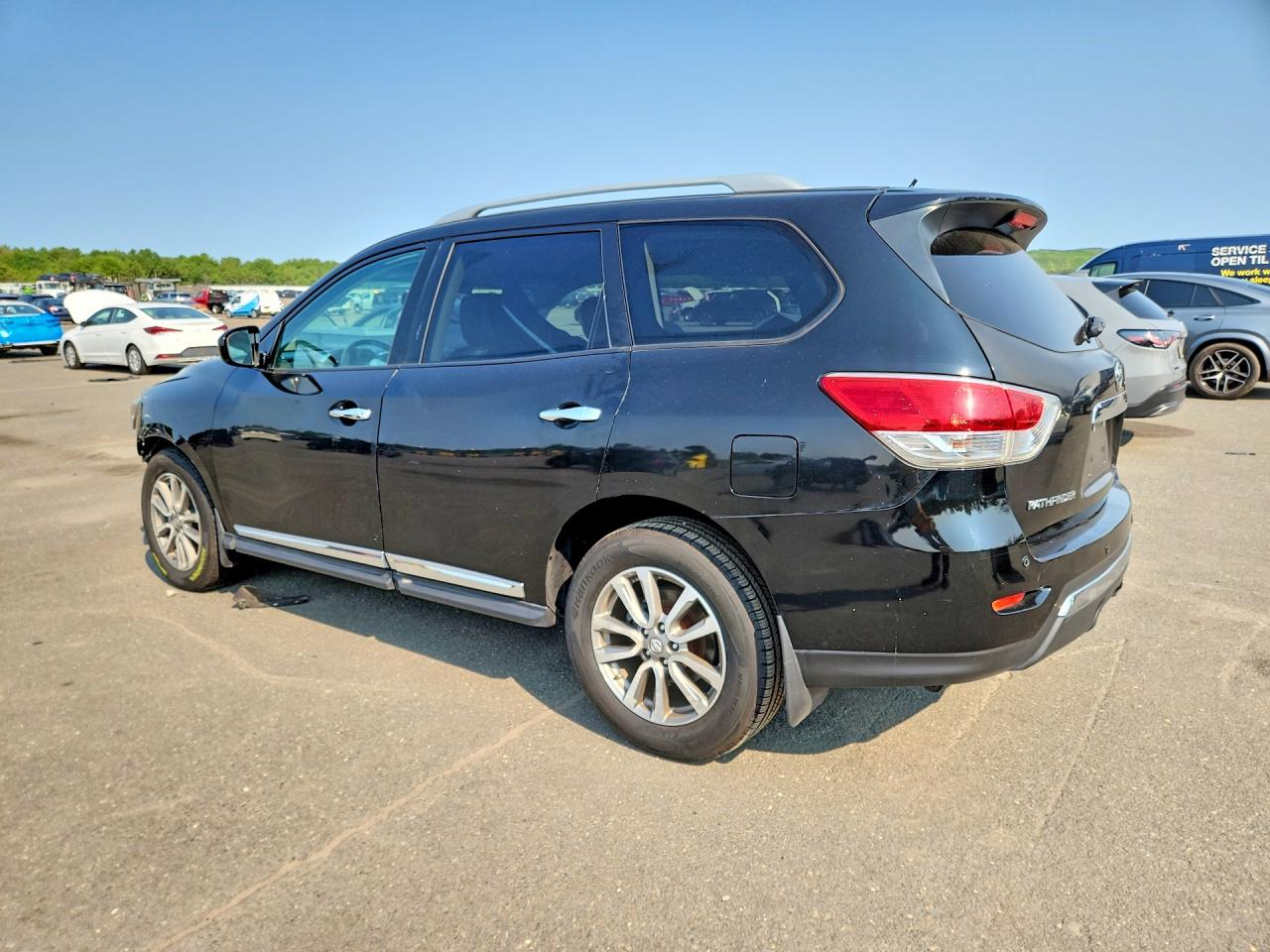 2014 Nissan Pathfinder S Black vin: 5N1AR2MM9EC613299