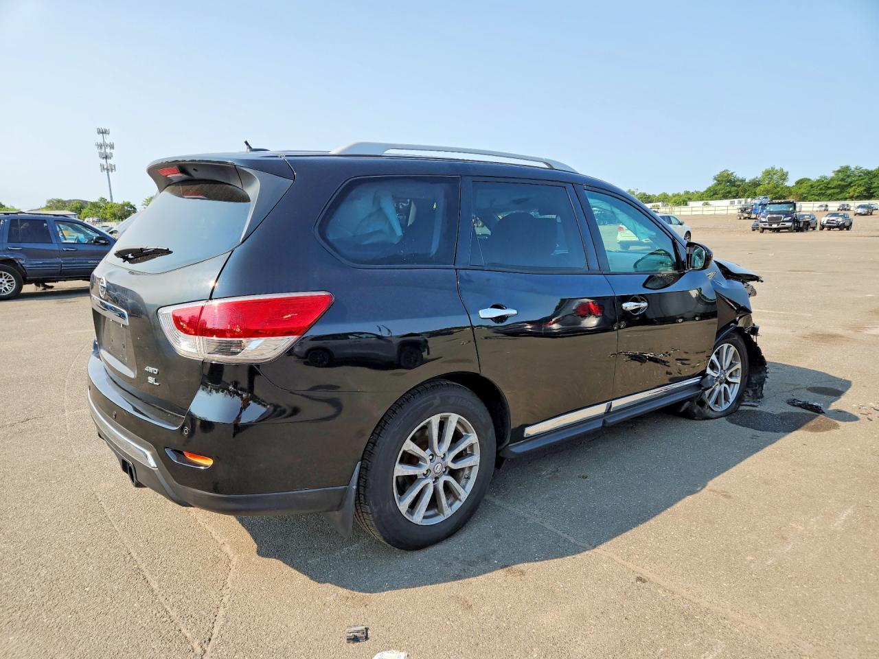 2014 Nissan Pathfinder S Black vin: 5N1AR2MM9EC613299