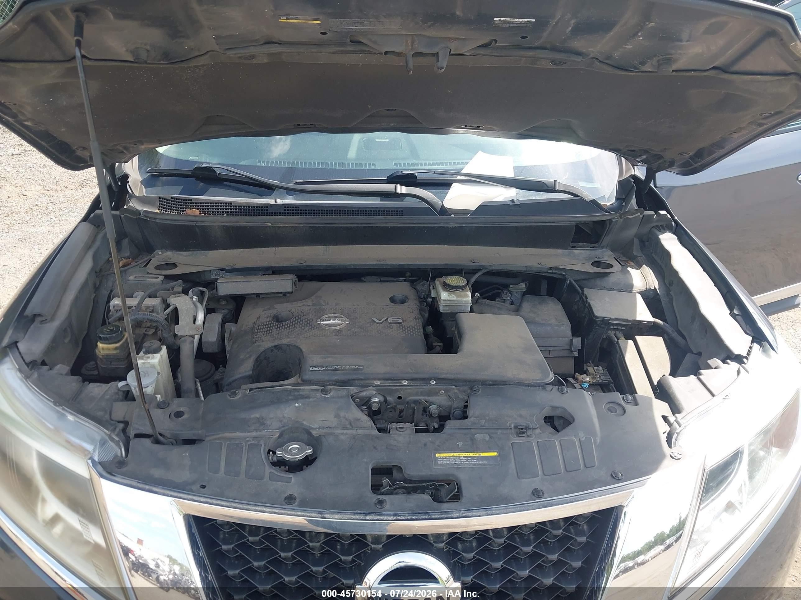 2014 Nissan Pathfinder Platinum Gray vin: 5N1AR2MM9EC625338