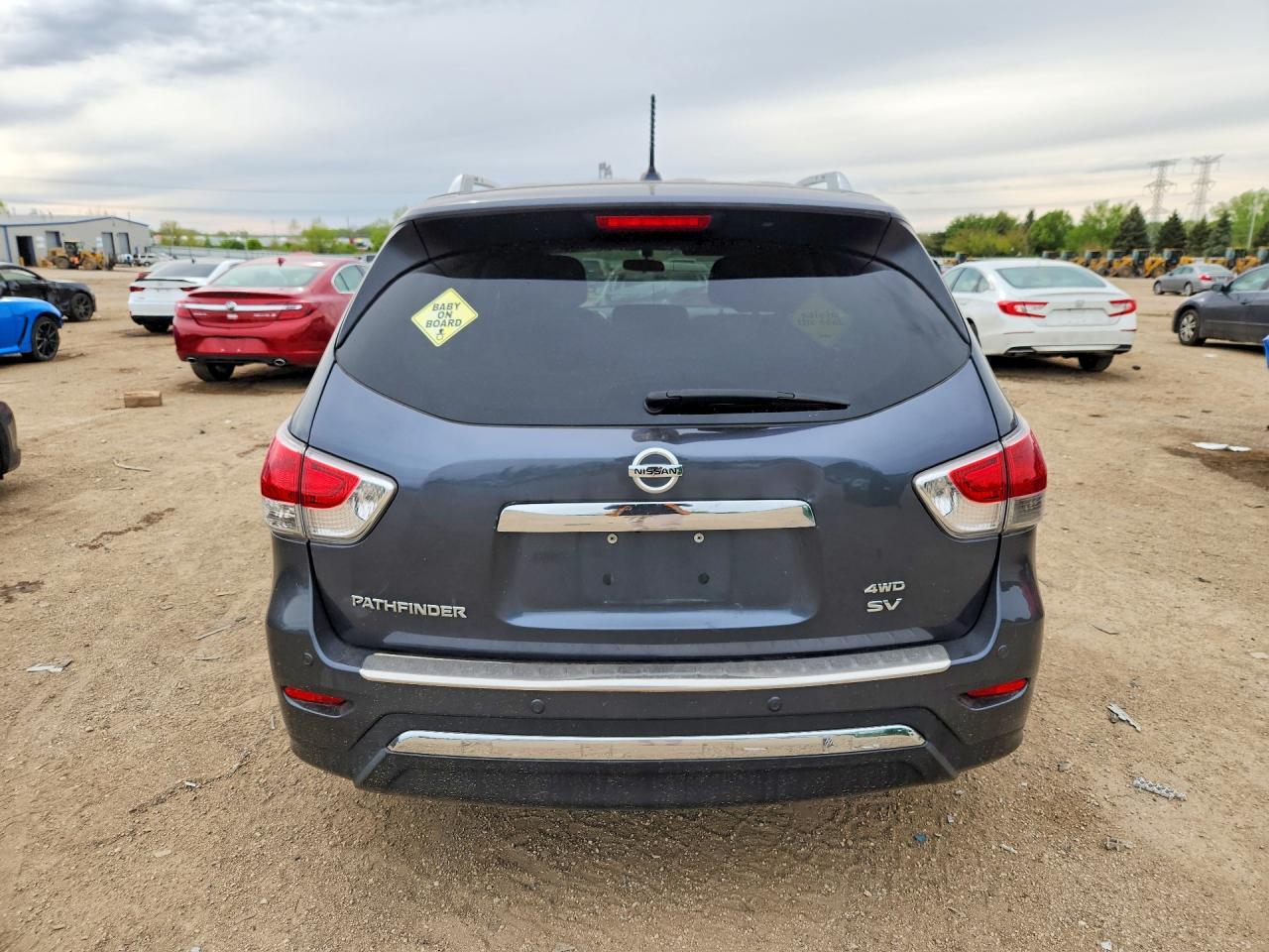 2014 Nissan Pathfinder Sv Синий vin: 5N1AR2MM9EC628630