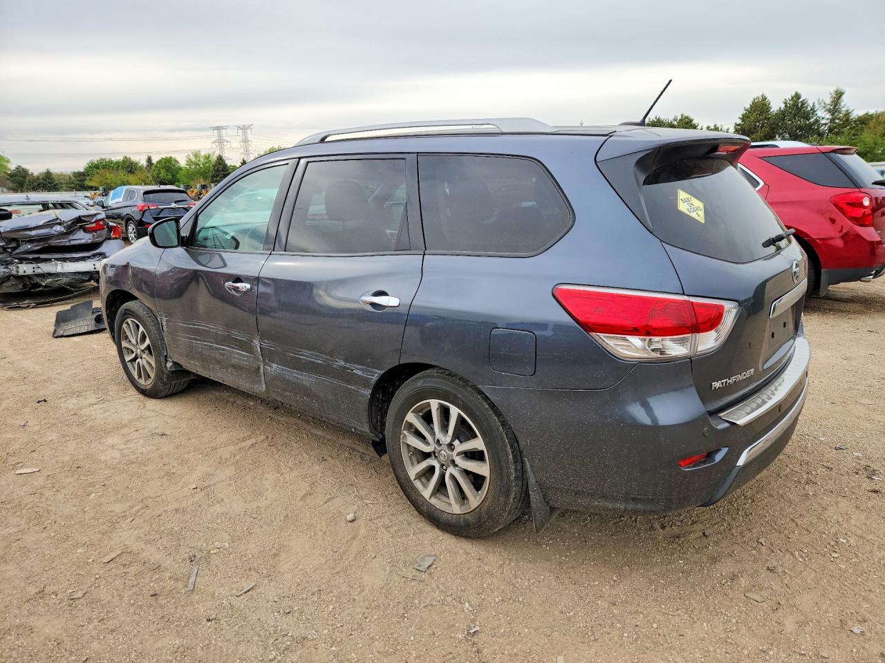 2014 Nissan Pathfinder Sv Синий vin: 5N1AR2MM9EC628630