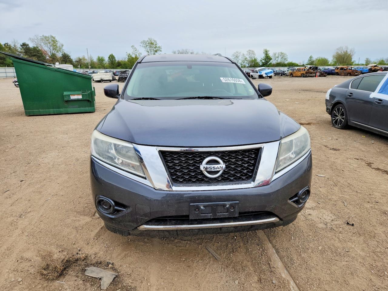2014 Nissan Pathfinder Sv Синий vin: 5N1AR2MM9EC628630