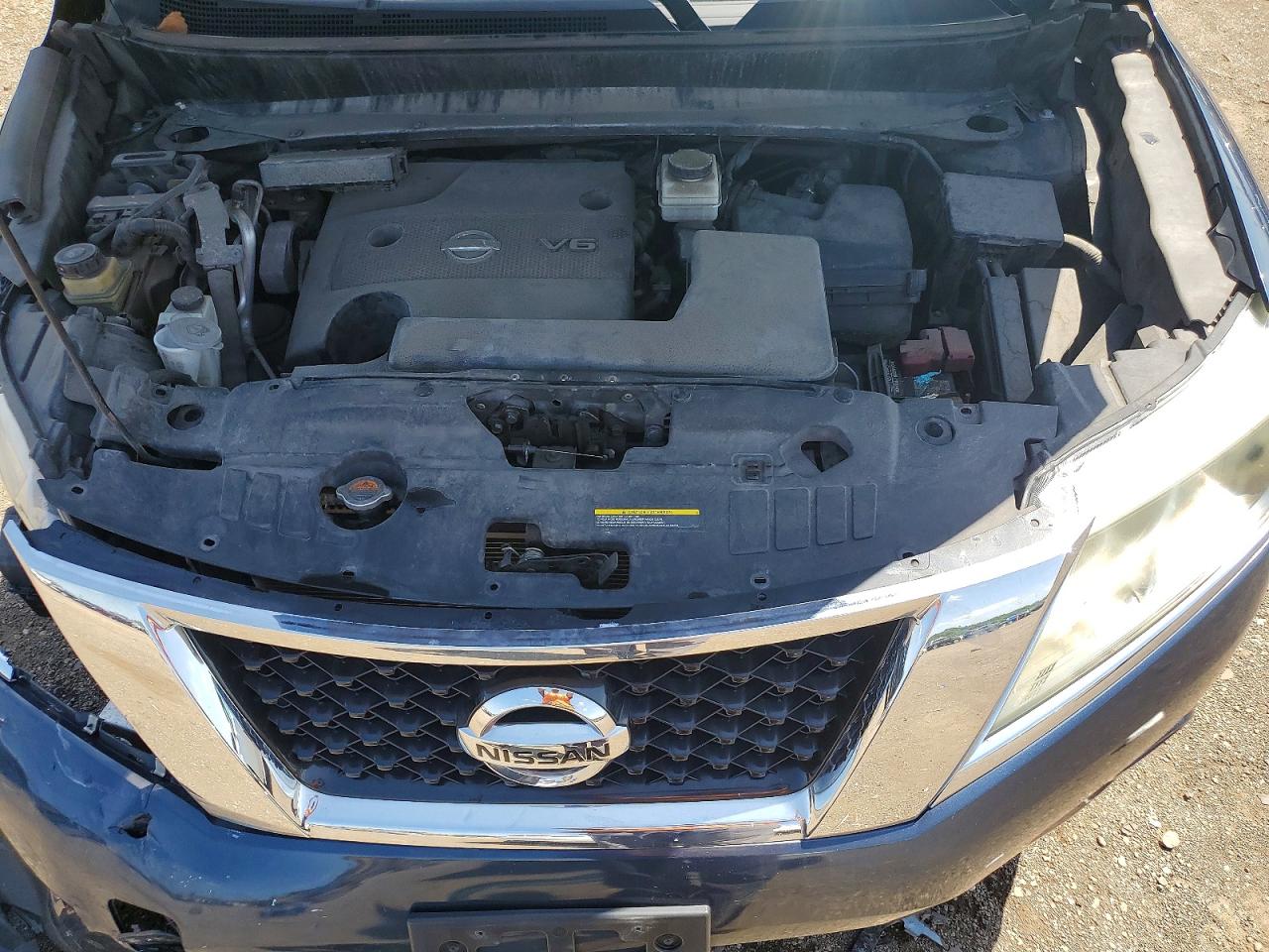2014 Nissan Pathfinder S Blue vin: 5N1AR2MM9EC636484