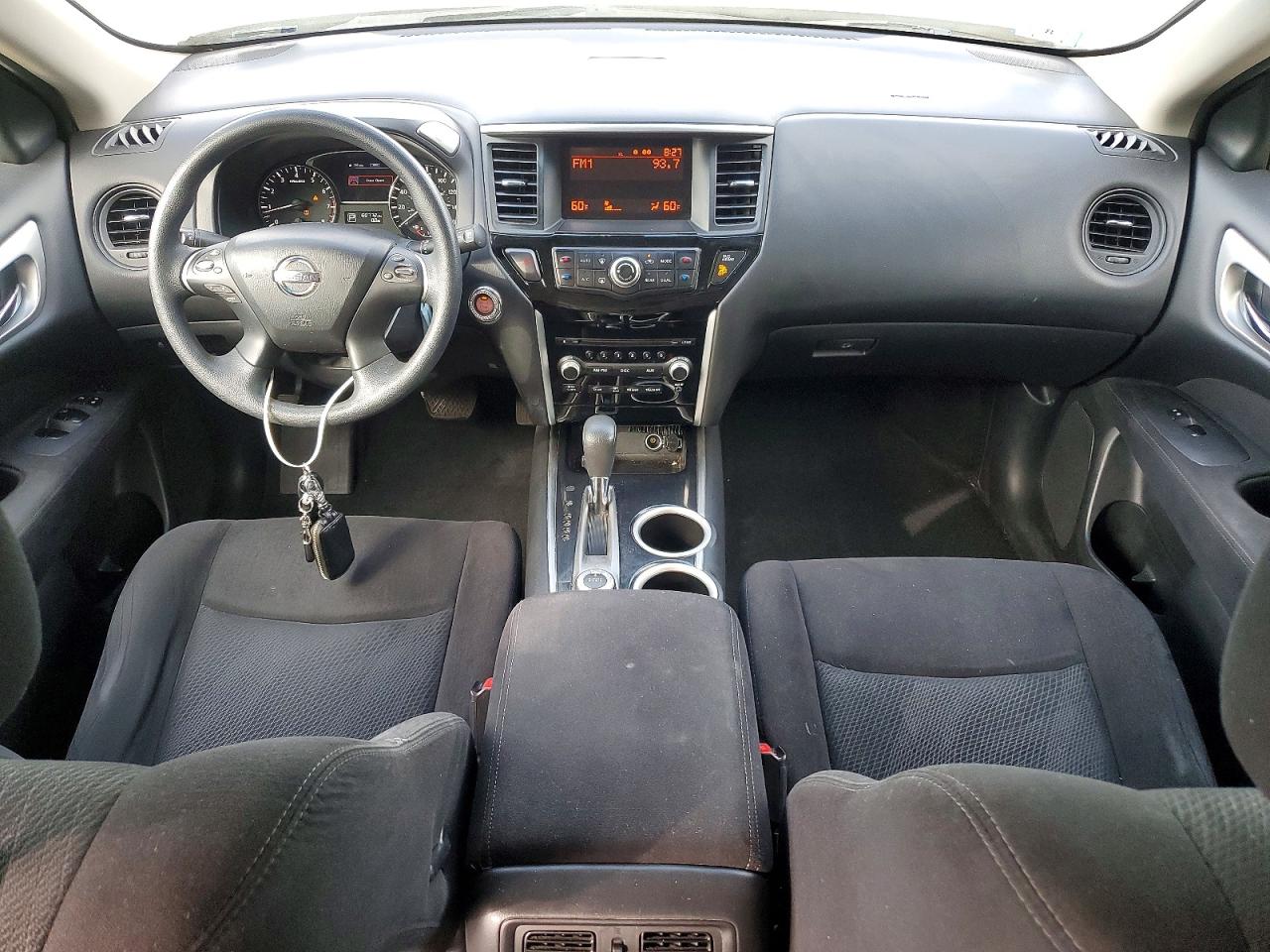 2014 Nissan Pathfinder S White vin: 5N1AR2MM9EC682865