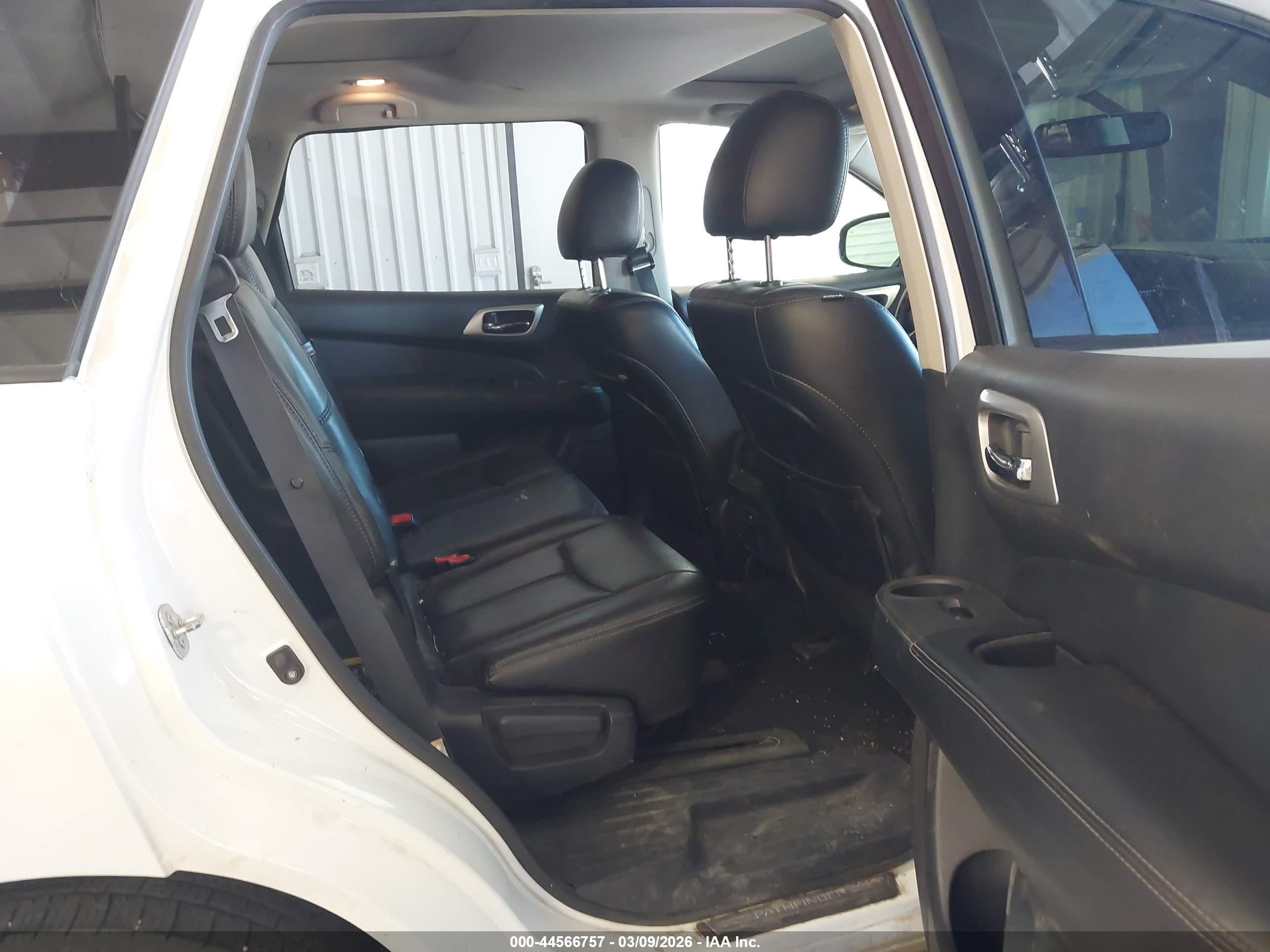 2014 Nissan Pathfinder Sl White vin: 5N1AR2MM9EC684776