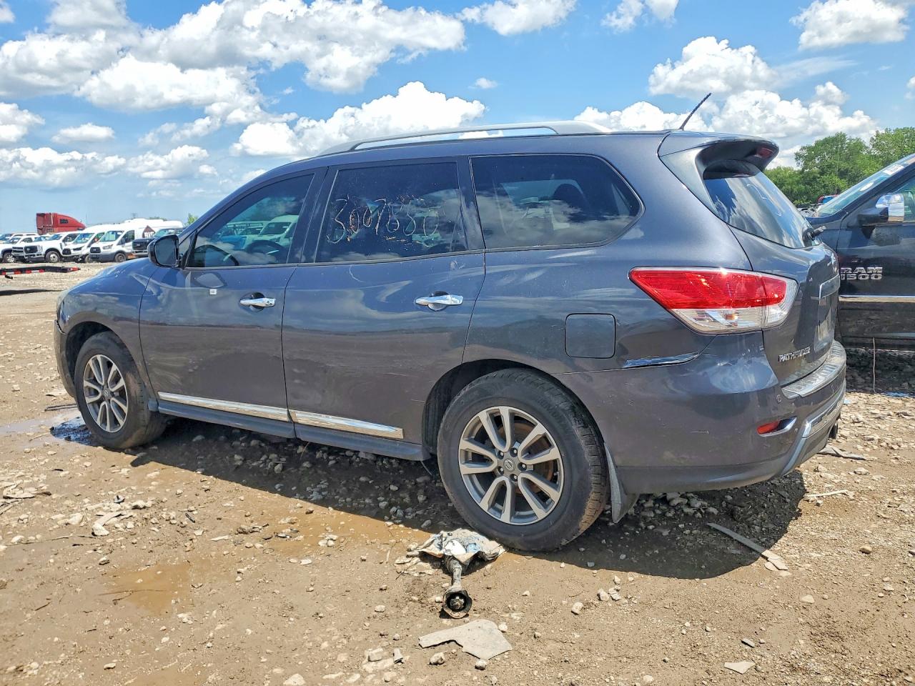2014 Nissan Pathfinder Sl Gray vin: 5N1AR2MM9EC702869