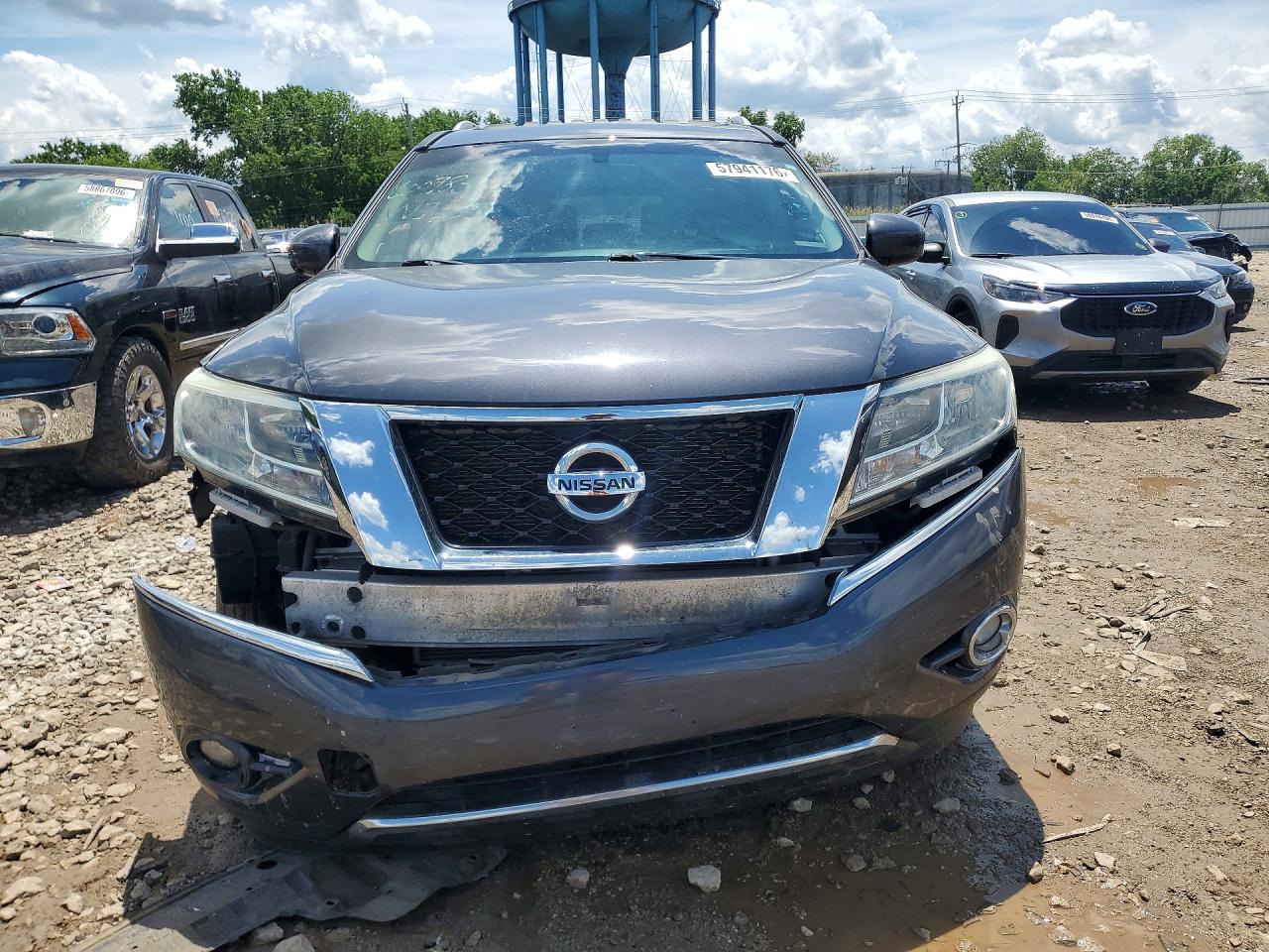 2014 Nissan Pathfinder Sl Gray vin: 5N1AR2MM9EC702869