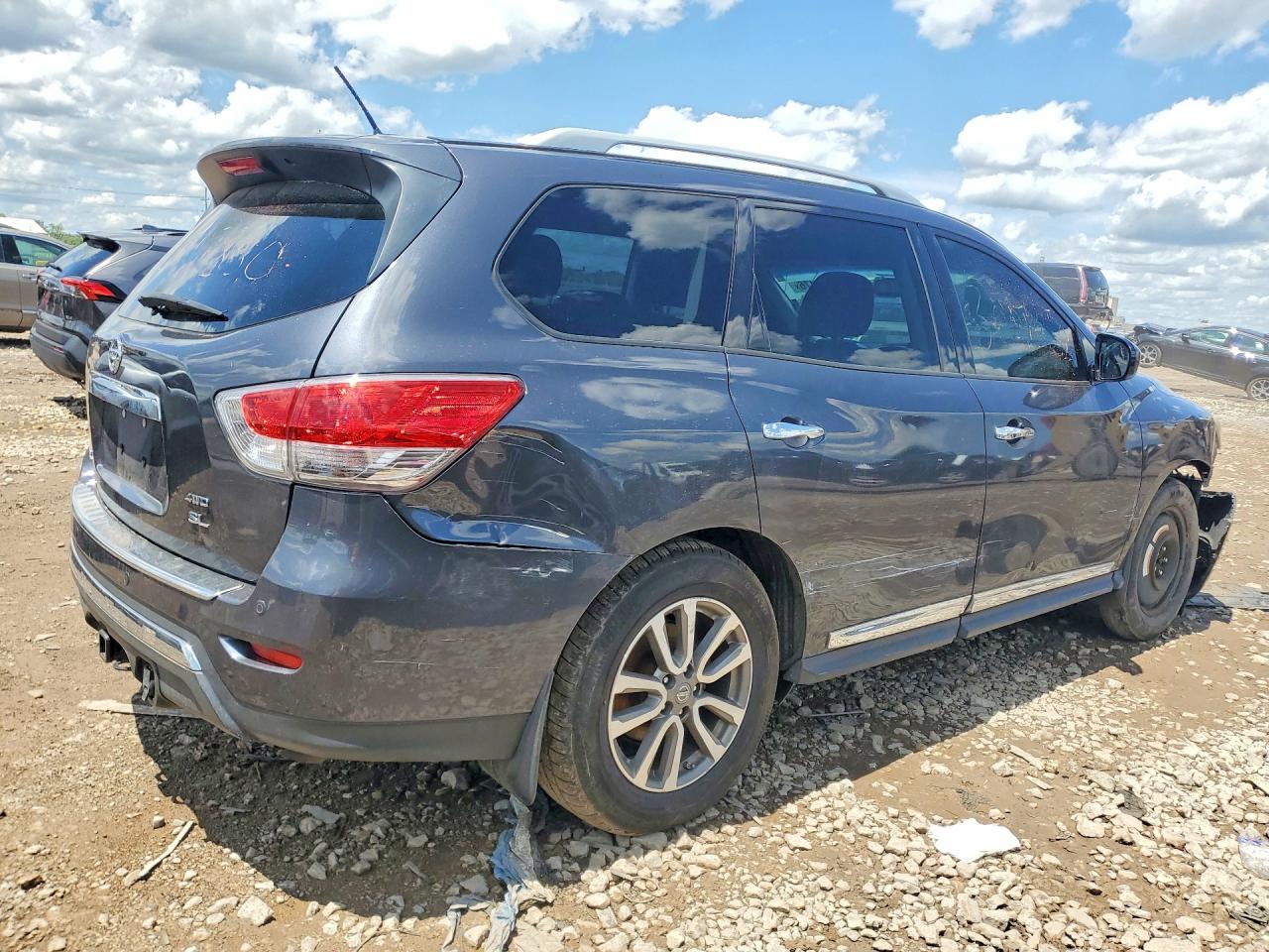 2014 Nissan Pathfinder Sl Gray vin: 5N1AR2MM9EC702869
