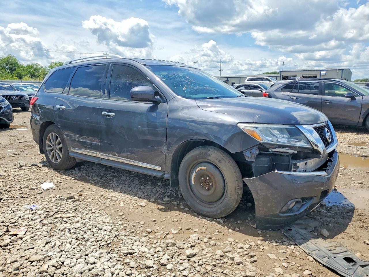 2014 Nissan Pathfinder Sl Gray vin: 5N1AR2MM9EC702869