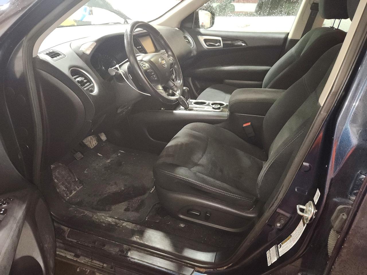 2014 Nissan Pathfinder Sv Blue vin: 5N1AR2MM9EC705724
