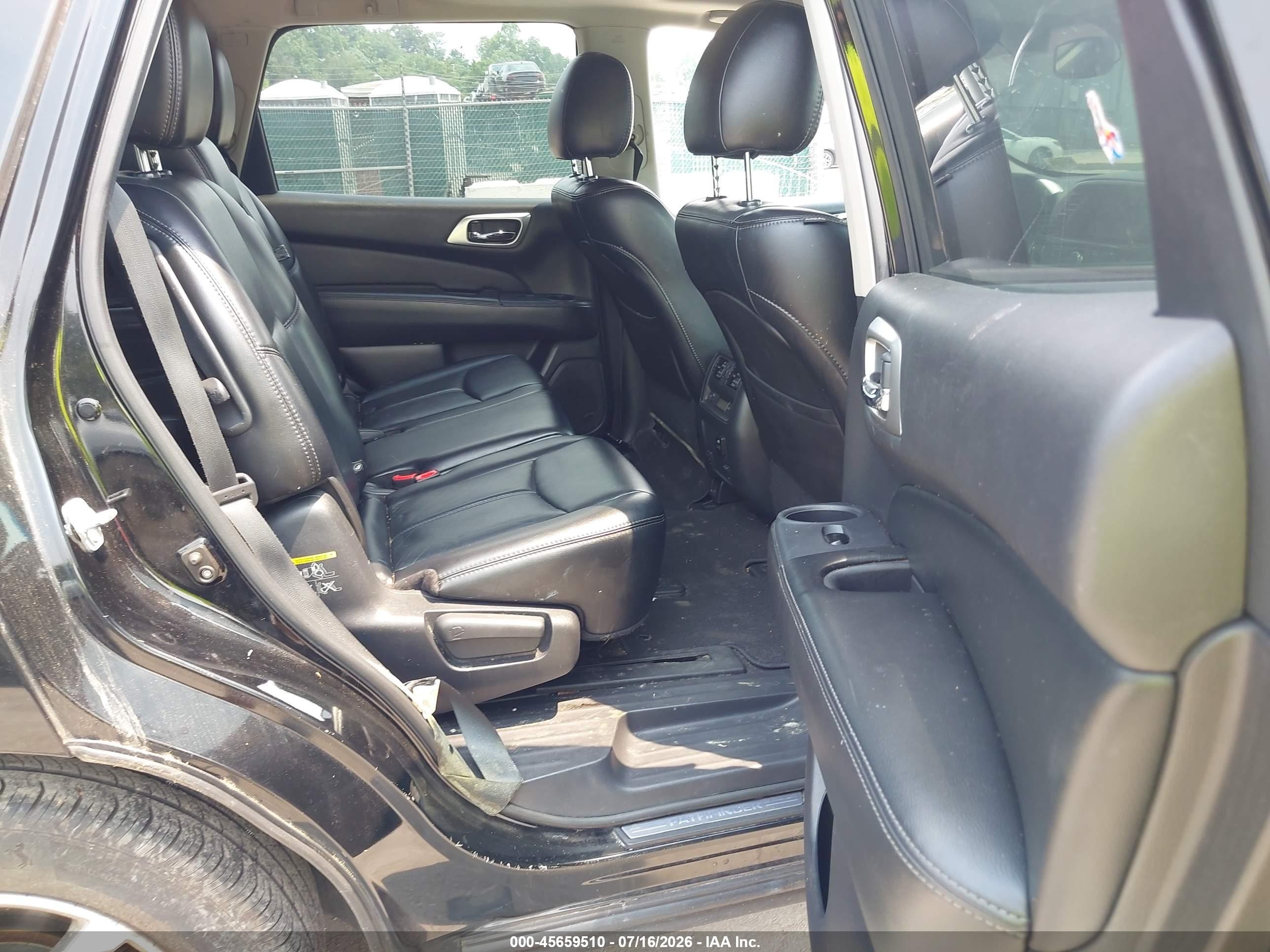 2014 Nissan Pathfinder Sl Black vin: 5N1AR2MM9EC712902