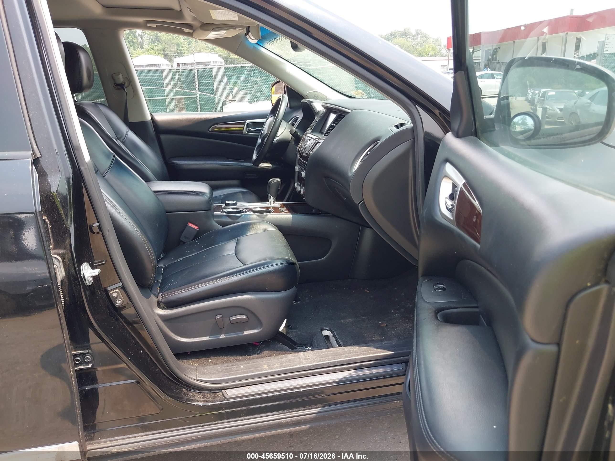 2014 Nissan Pathfinder Sl Black vin: 5N1AR2MM9EC712902
