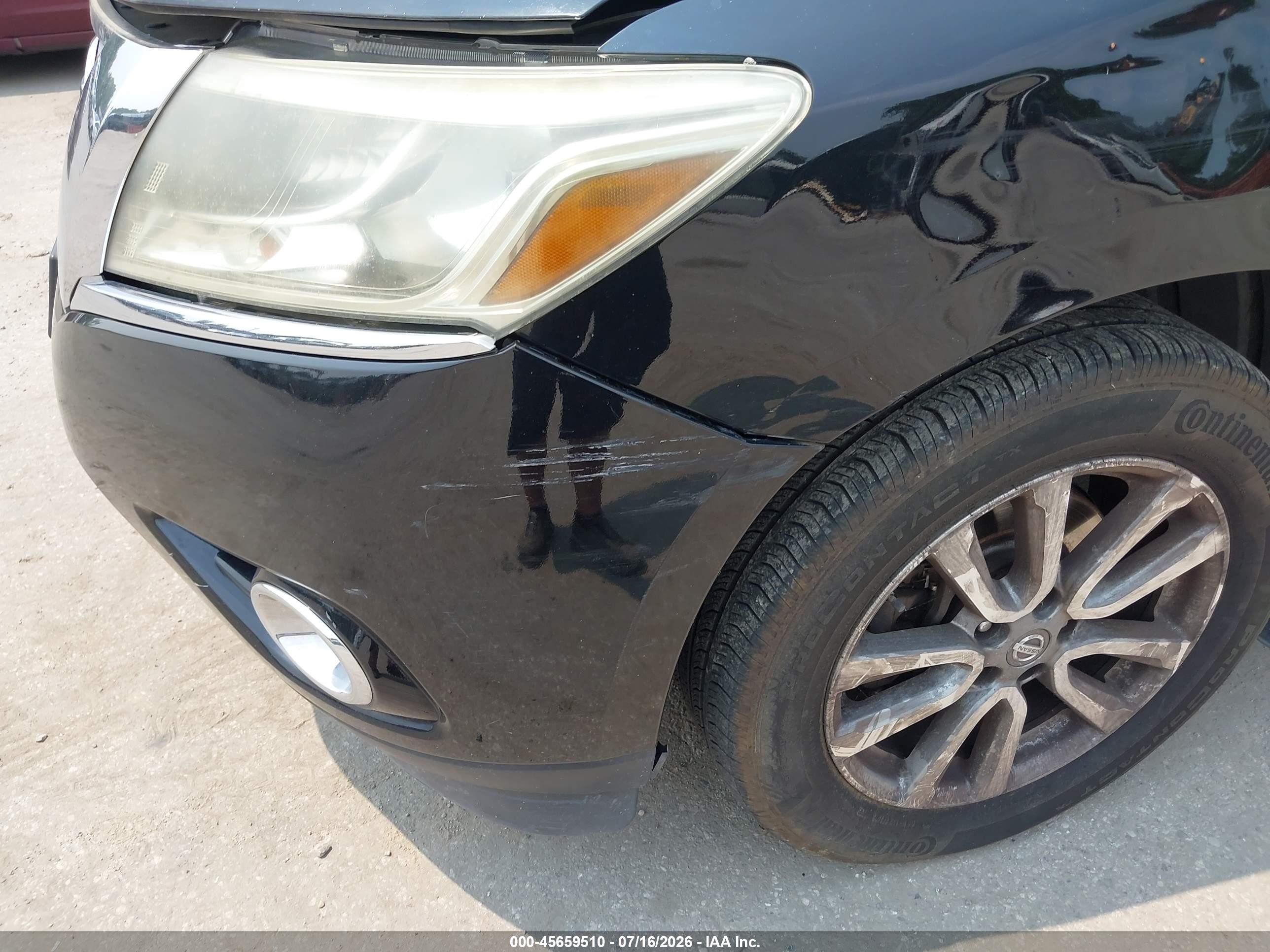 2014 Nissan Pathfinder Sl Black vin: 5N1AR2MM9EC712902