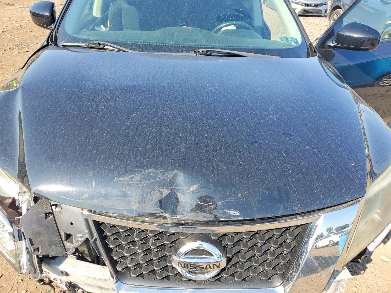 2014 Nissan Pathfinder Sv Black vin: 5N1AR2MM9EC717517