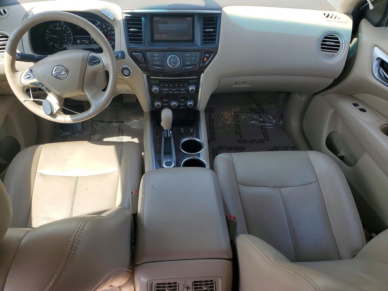 2014 Nissan Pathfinder Sl White vin: 5N1AR2MM9EC724256