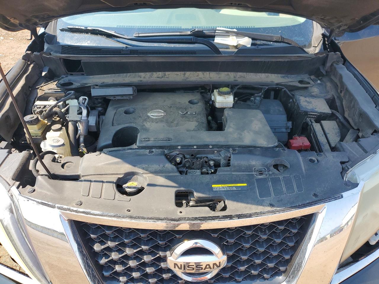2015 Nissan Pathfinder S Черный vin: 5N1AR2MM9FC614969