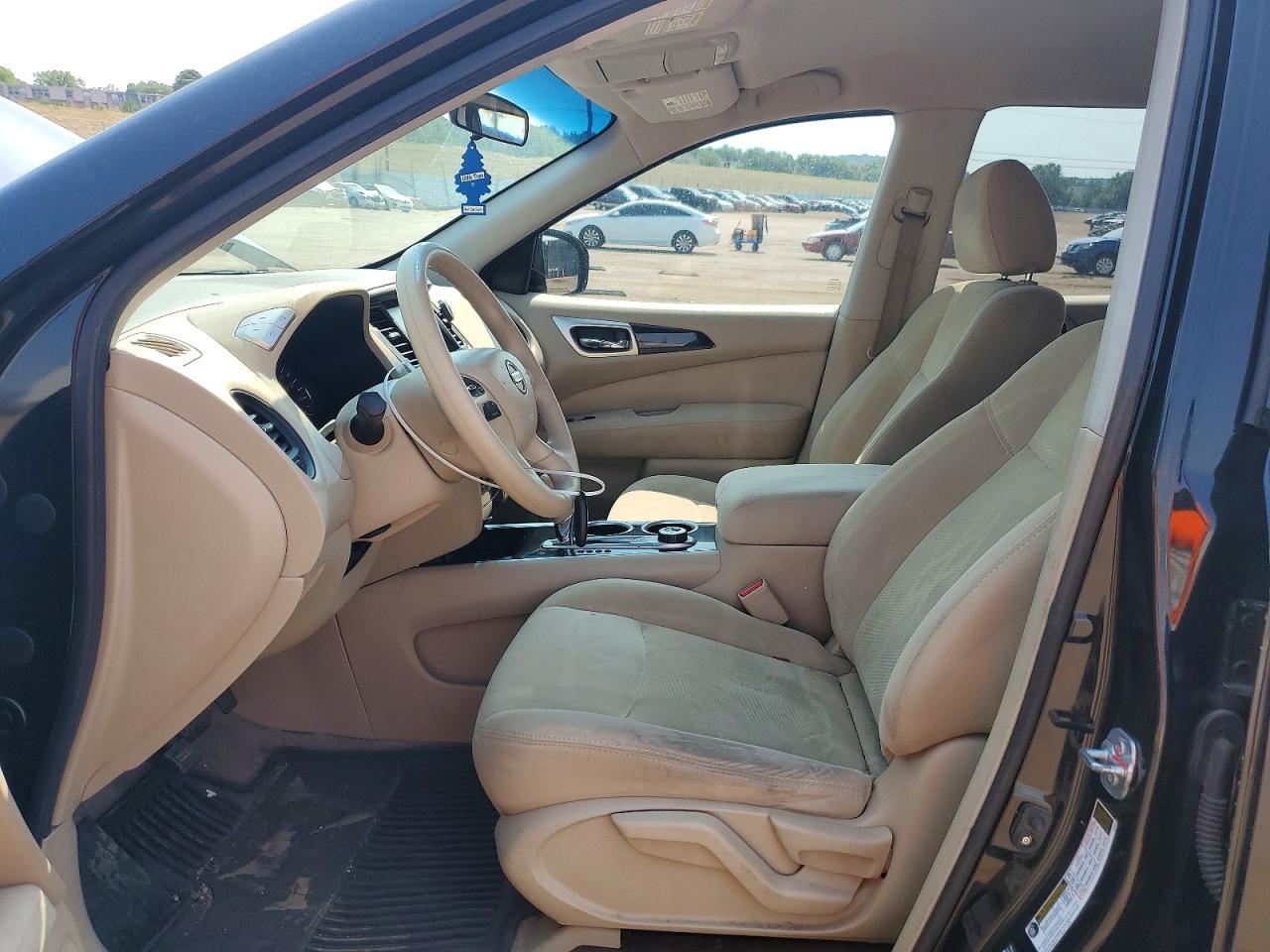 2015 Nissan Pathfinder S Черный vin: 5N1AR2MM9FC614969