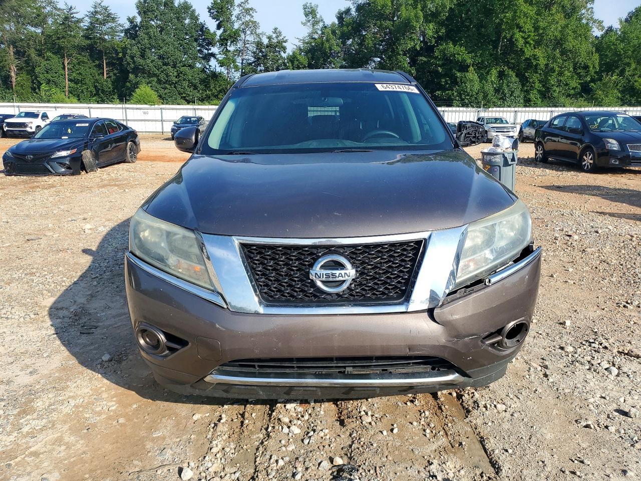 2015 Nissan Pathfinder S Серый vin: 5N1AR2MM9FC625907
