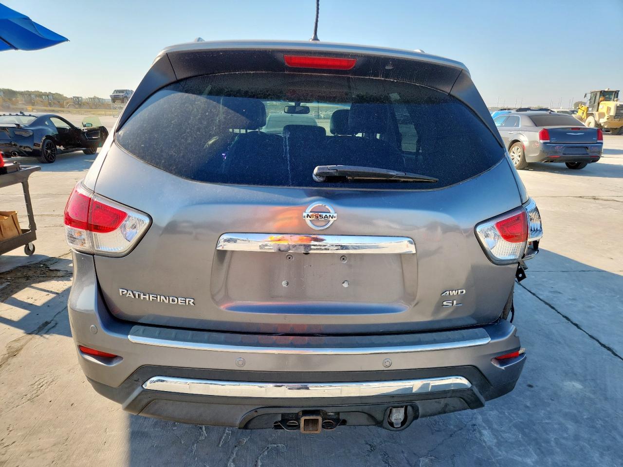 2015 Nissan Pathfinder S Gray vin: 5N1AR2MM9FC632419