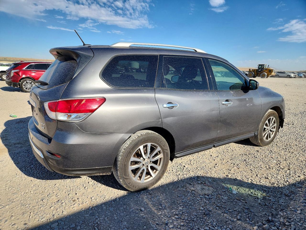 2015 Nissan Pathfinder Sv Gray vin: 5N1AR2MM9FC646837