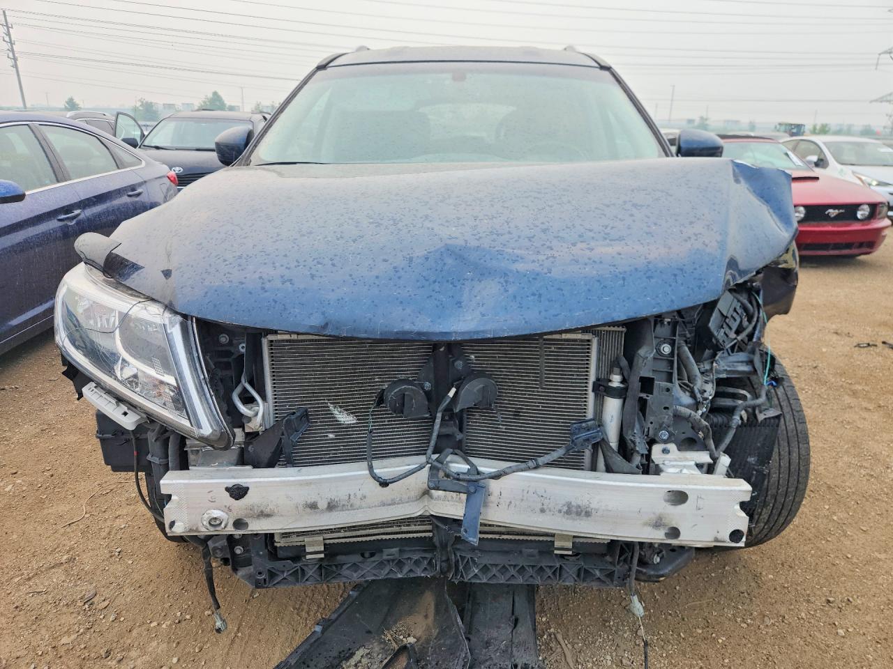 2015 Nissan Pathfinder Sv Blue vin: 5N1AR2MM9FC652735