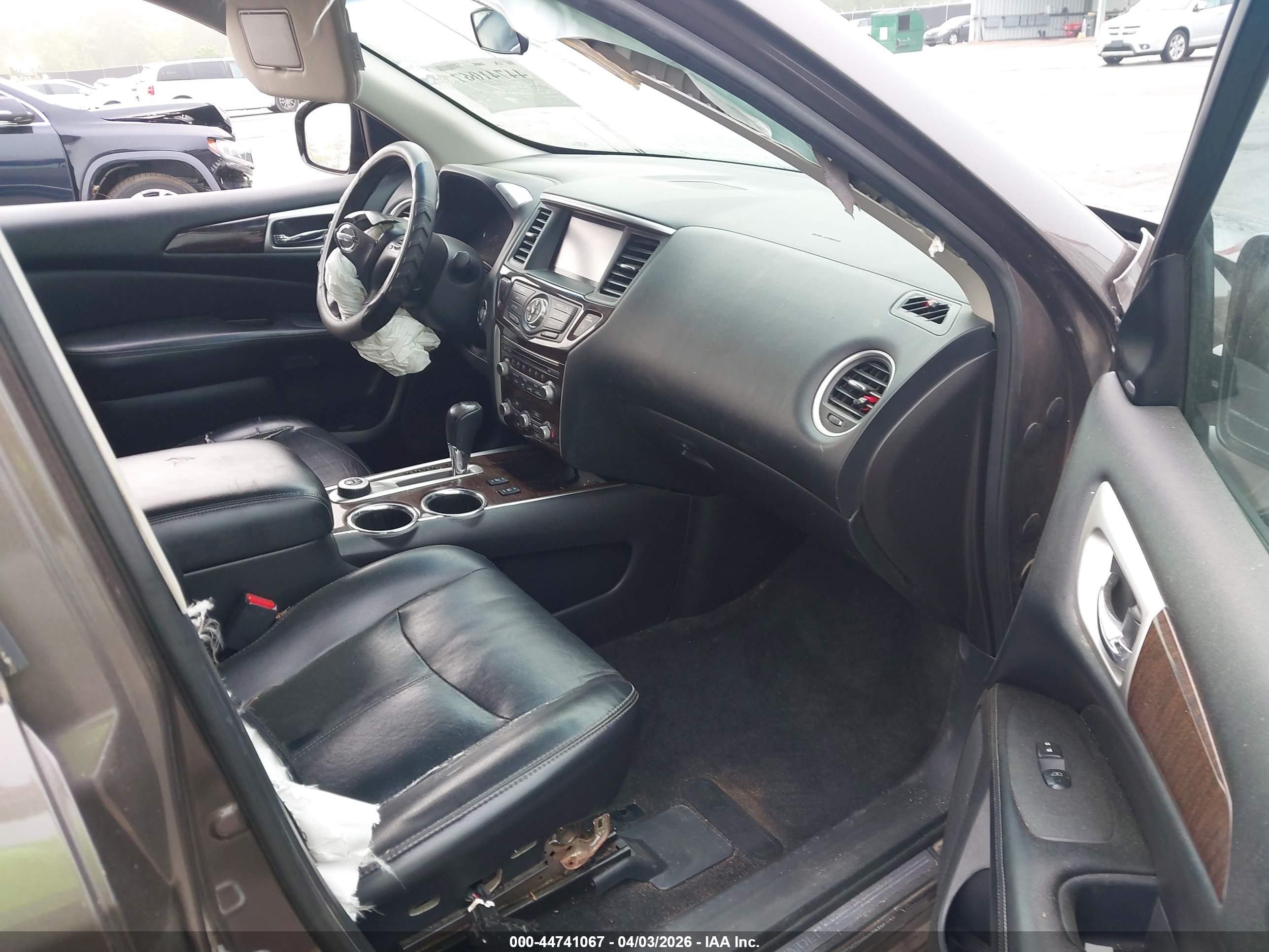 2015 Nissan Pathfinder Sl Gray vin: 5N1AR2MM9FC681989