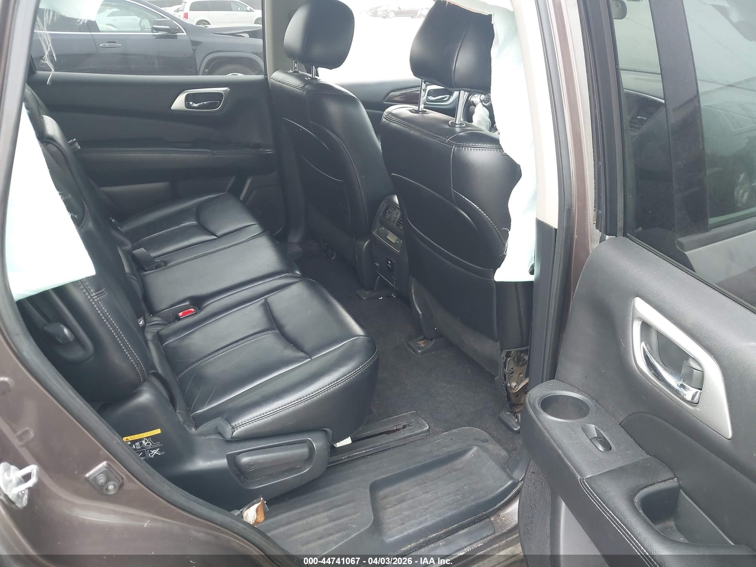 2015 Nissan Pathfinder Sl Gray vin: 5N1AR2MM9FC681989