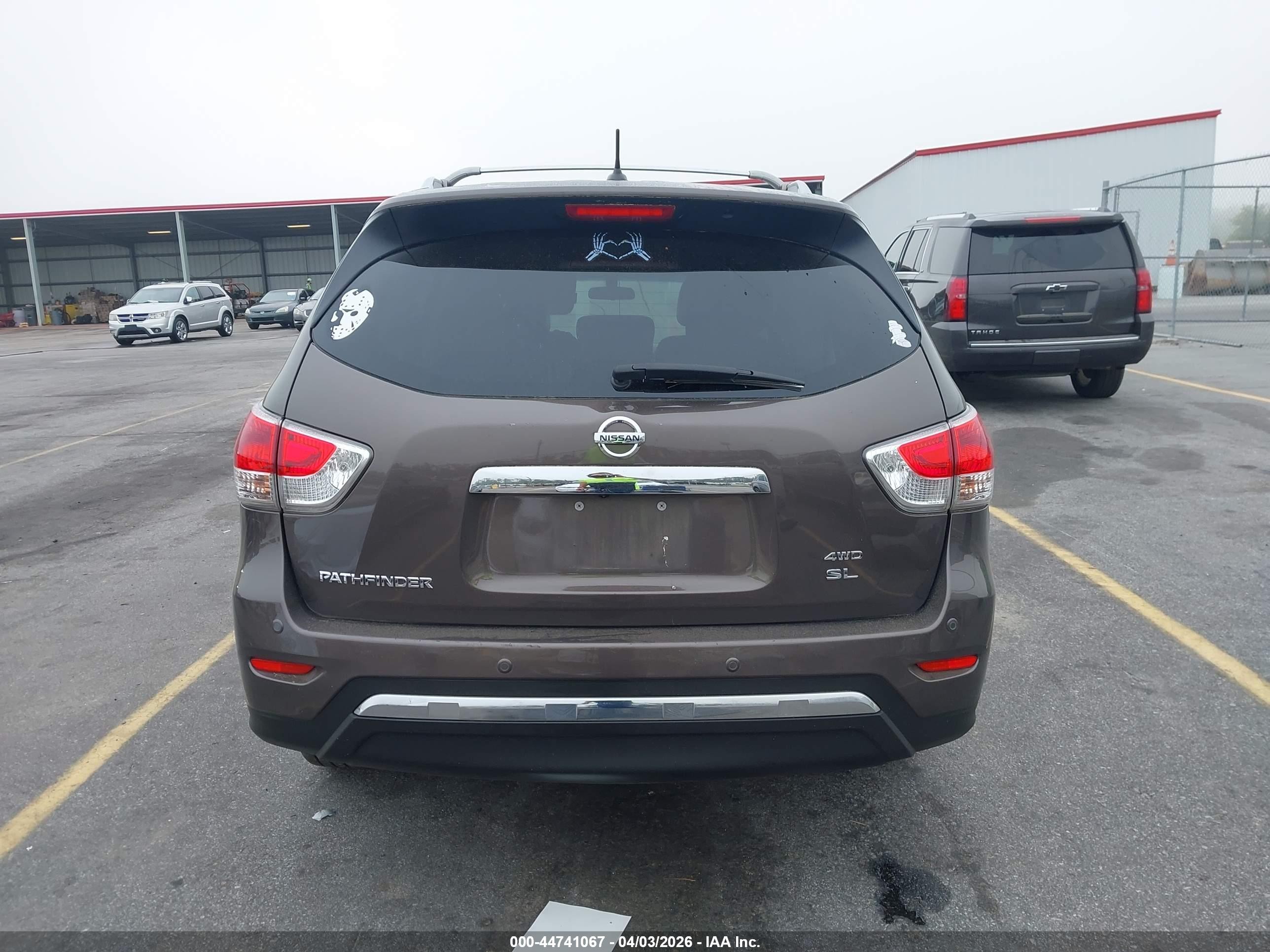 2015 Nissan Pathfinder Sl Gray vin: 5N1AR2MM9FC681989