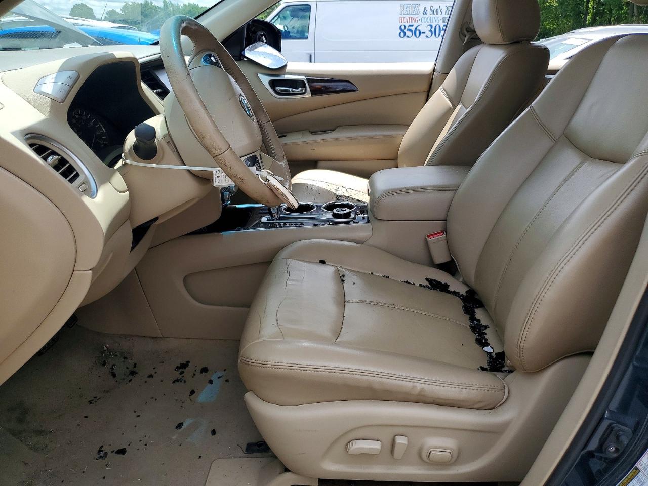 2015 Nissan Pathfinder Sl Blue vin: 5N1AR2MM9FC685640