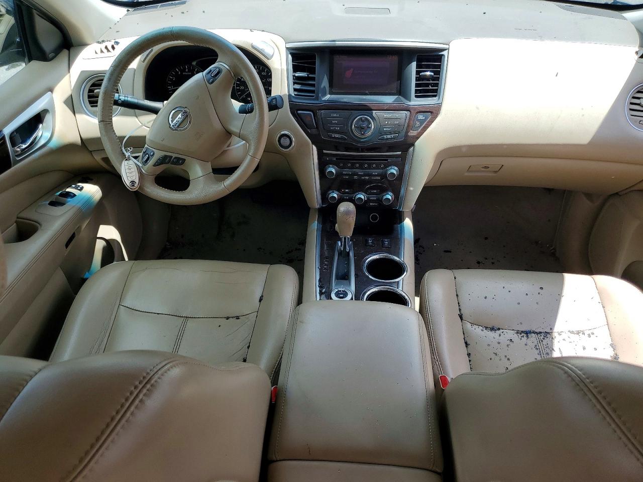 2015 Nissan Pathfinder Sl Blue vin: 5N1AR2MM9FC685640