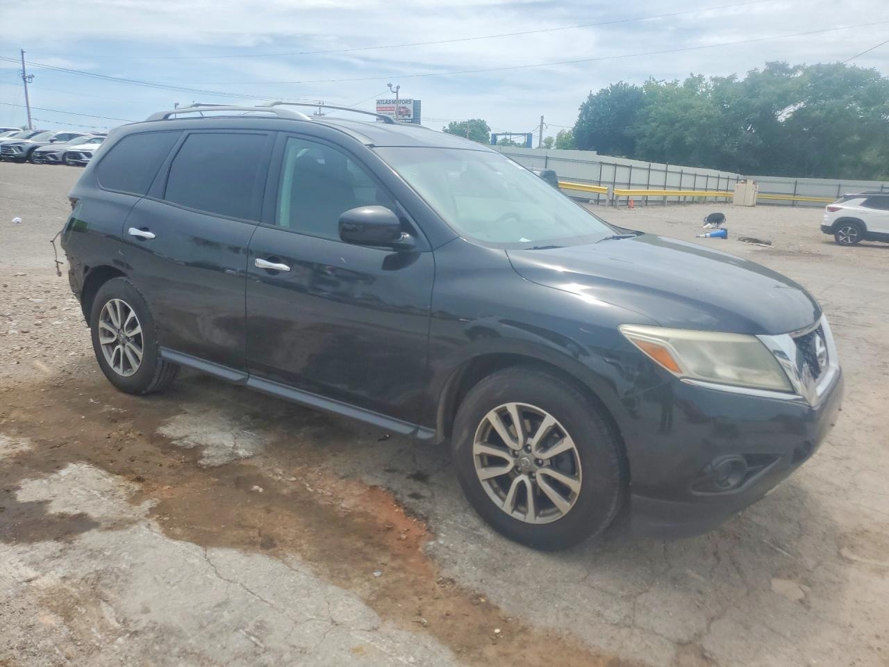 2015 Nissan Pathfinder S Black vin: 5N1AR2MM9FC685816