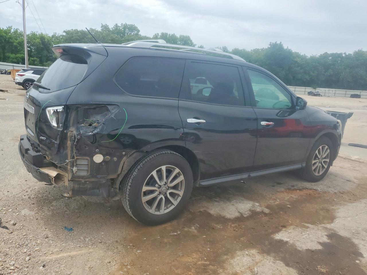 2015 Nissan Pathfinder S Black vin: 5N1AR2MM9FC685816
