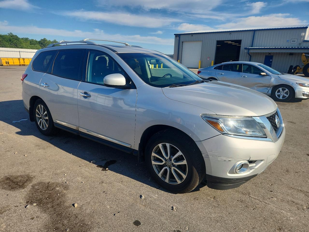 2013 Nissan Pathfinder S Серебряный vin: 5N1AR2MMXDC608336