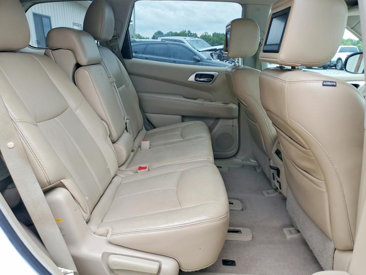 2013 Nissan Pathfinder S White vin: 5N1AR2MMXDC609003