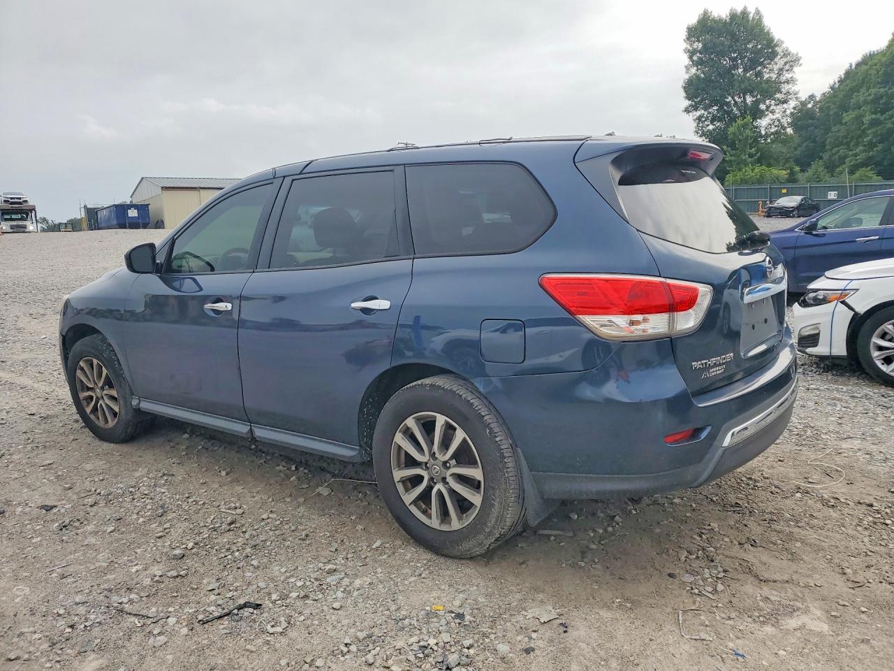 2013 Nissan Pathfinder S Blue vin: 5N1AR2MMXDC617666