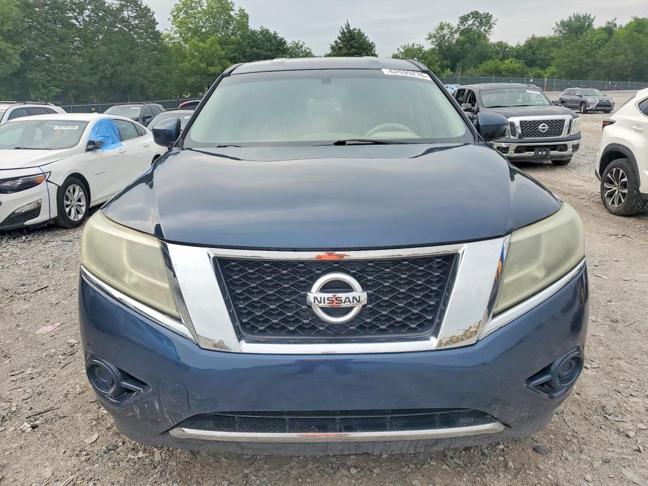 2013 Nissan Pathfinder S Blue vin: 5N1AR2MMXDC617666