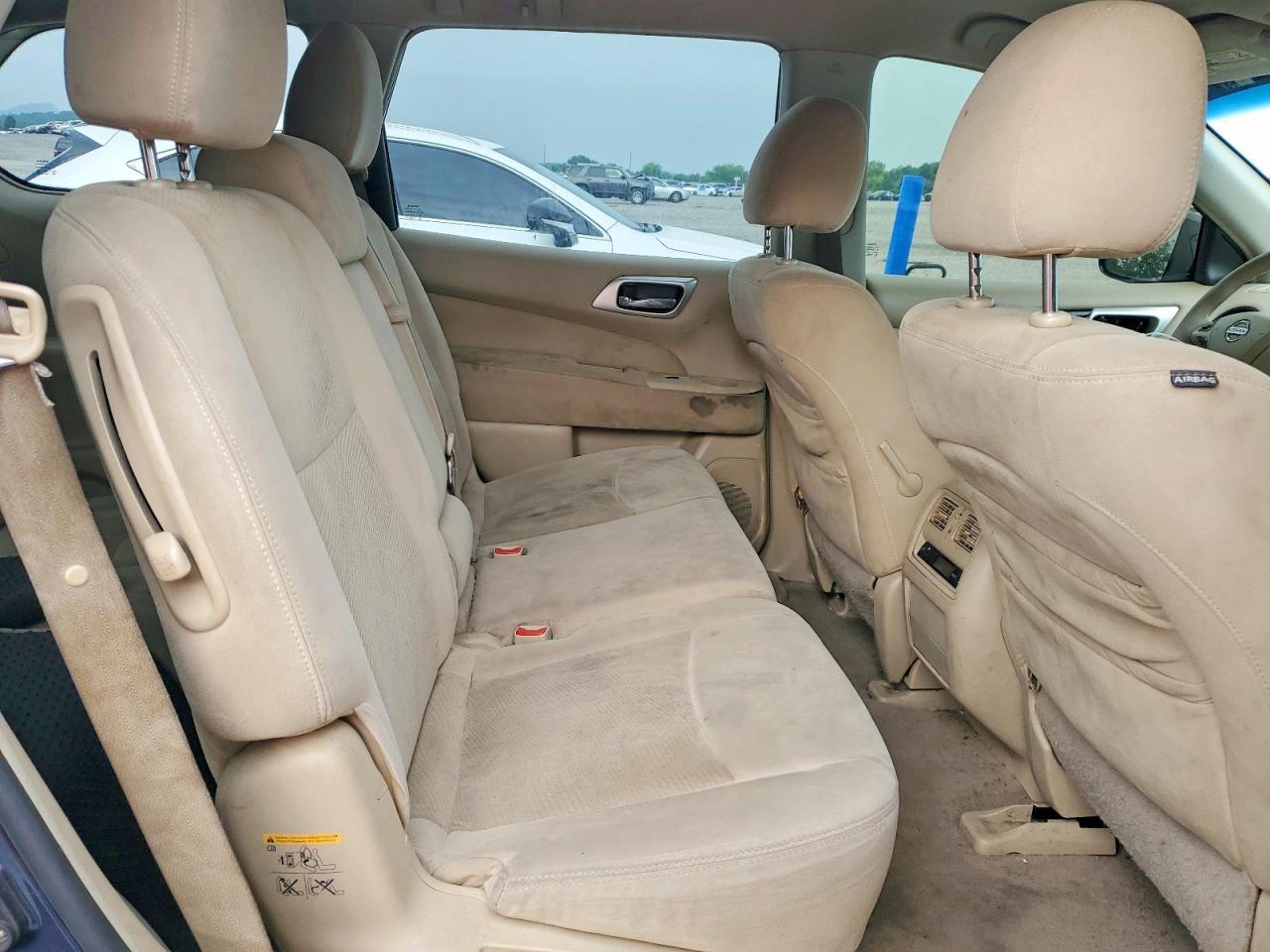 2013 Nissan Pathfinder S Blue vin: 5N1AR2MMXDC617666