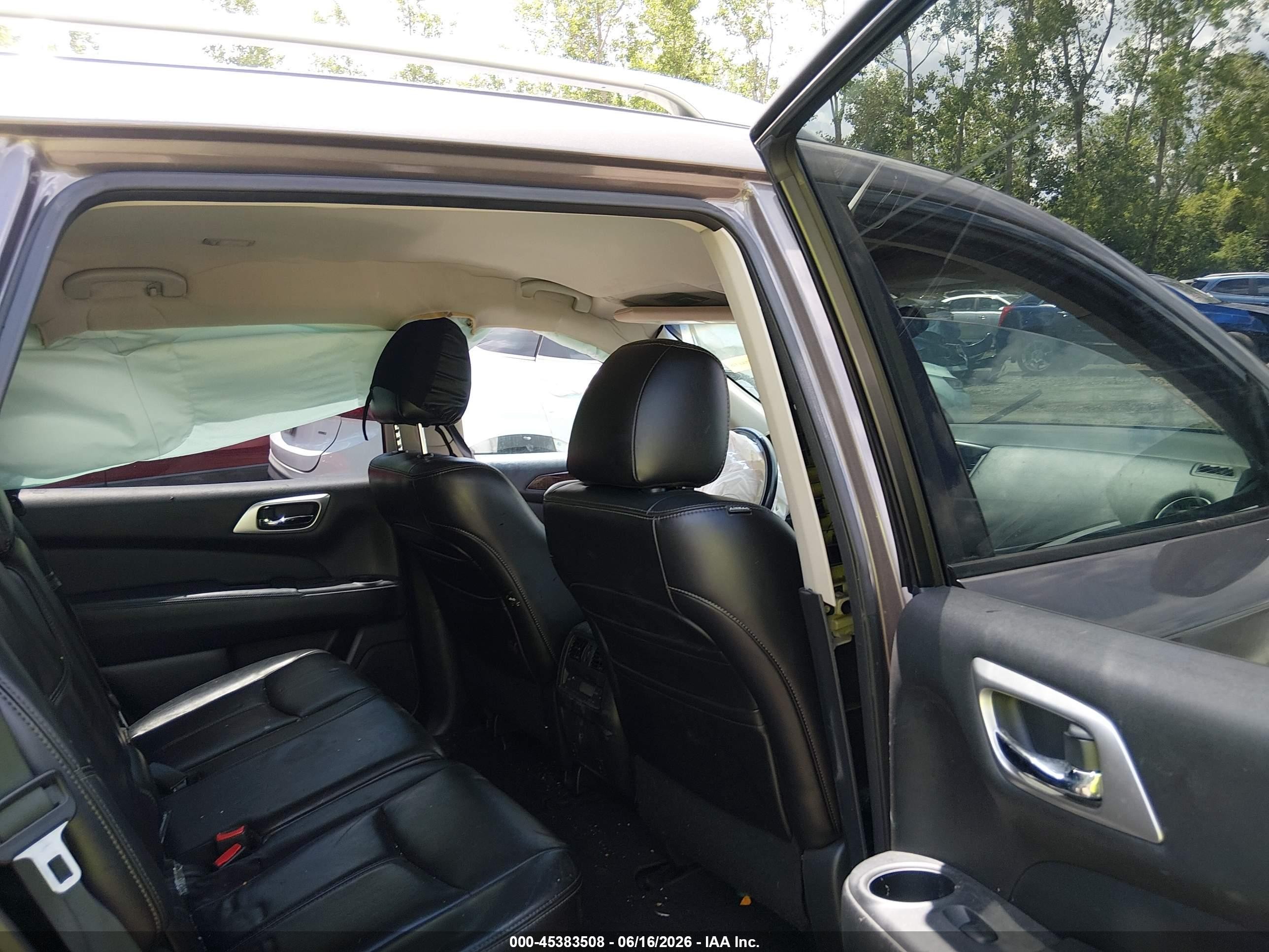 2013 Nissan Pathfinder Sl Gray vin: 5N1AR2MMXDC624505