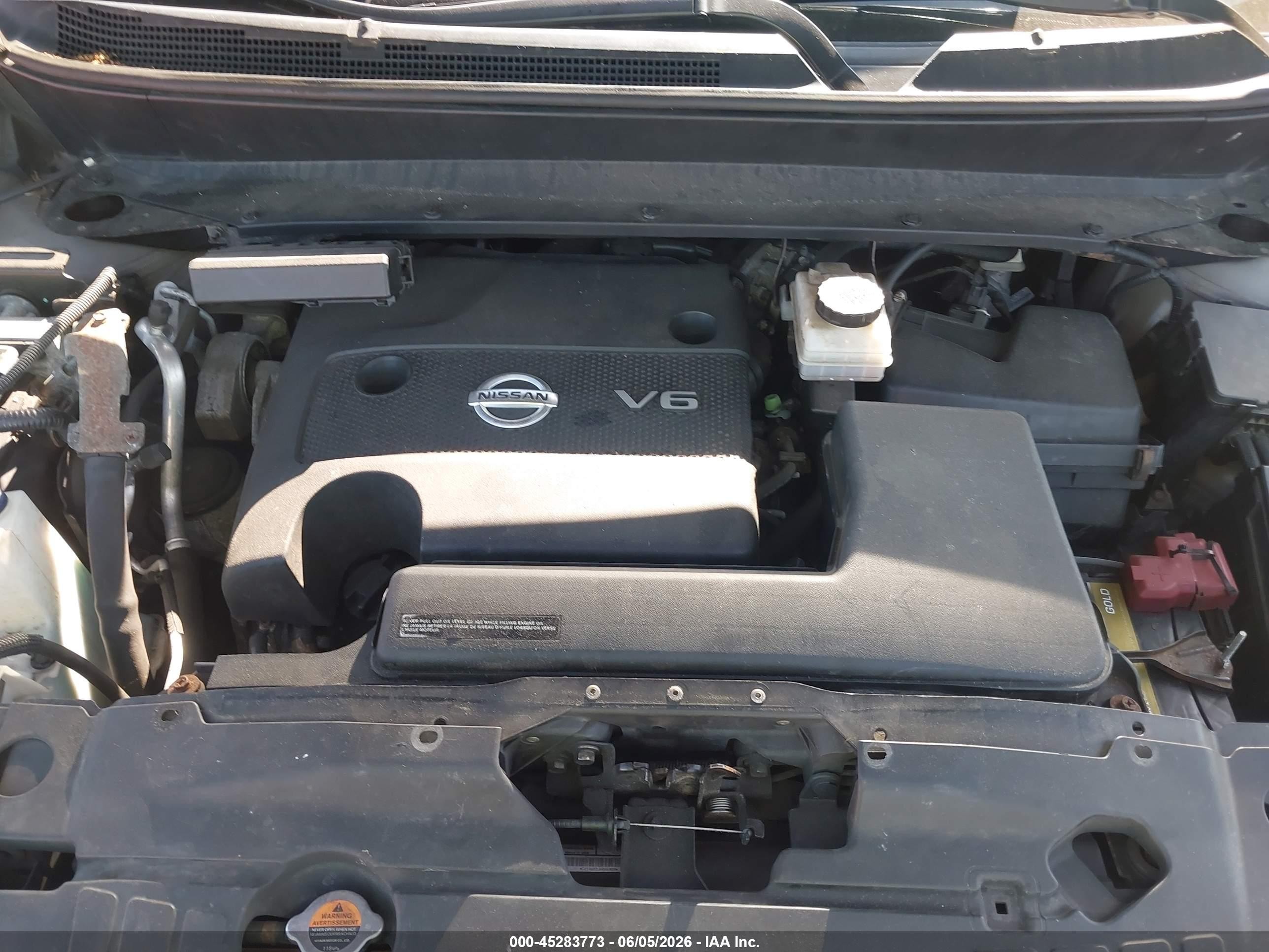 2013 Nissan Pathfinder Sv Gray vin: 5N1AR2MMXDC624522