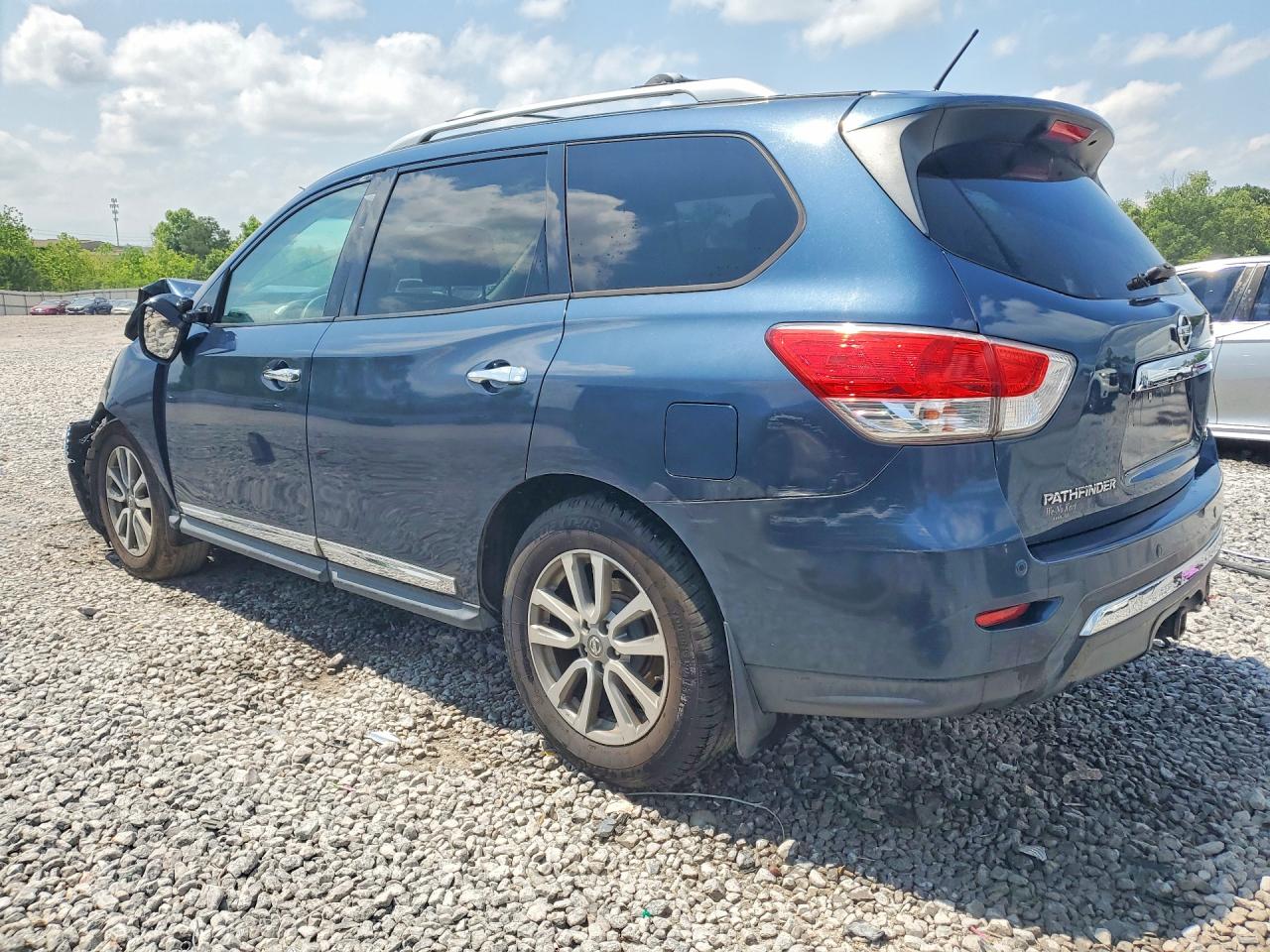 2013 Nissan Pathfinder S Синий vin: 5N1AR2MMXDC626951