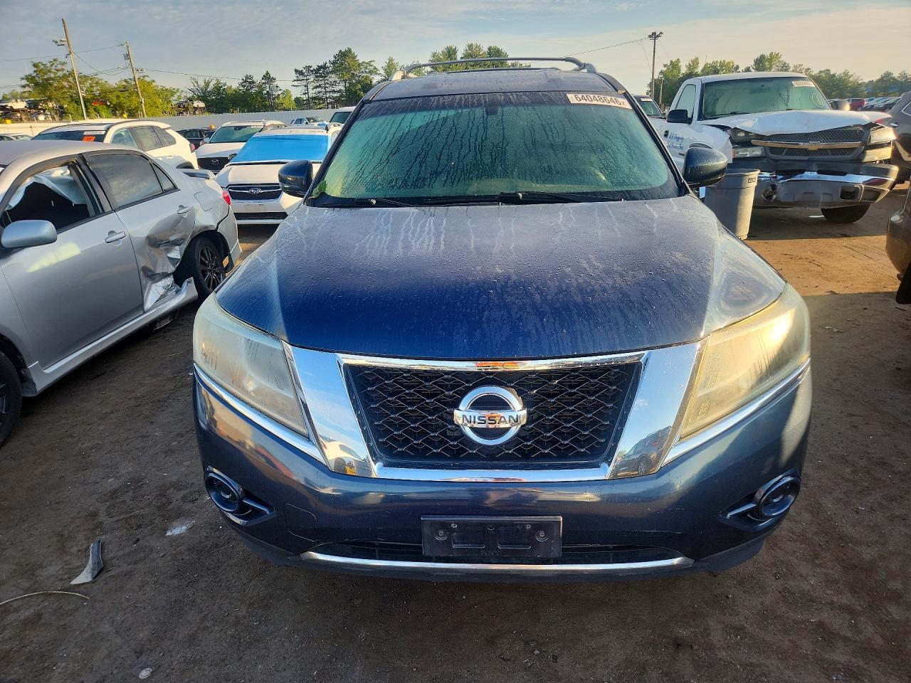2013 Nissan Pathfinder S Blue vin: 5N1AR2MMXDC640025