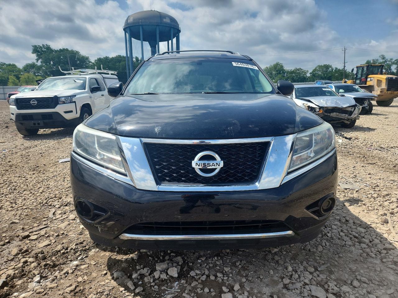 2013 Nissan Pathfinder S Black vin: 5N1AR2MMXDC642857